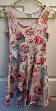 CowCow Womens Pink Lollipop Candy Macaroon Cupcake Donut